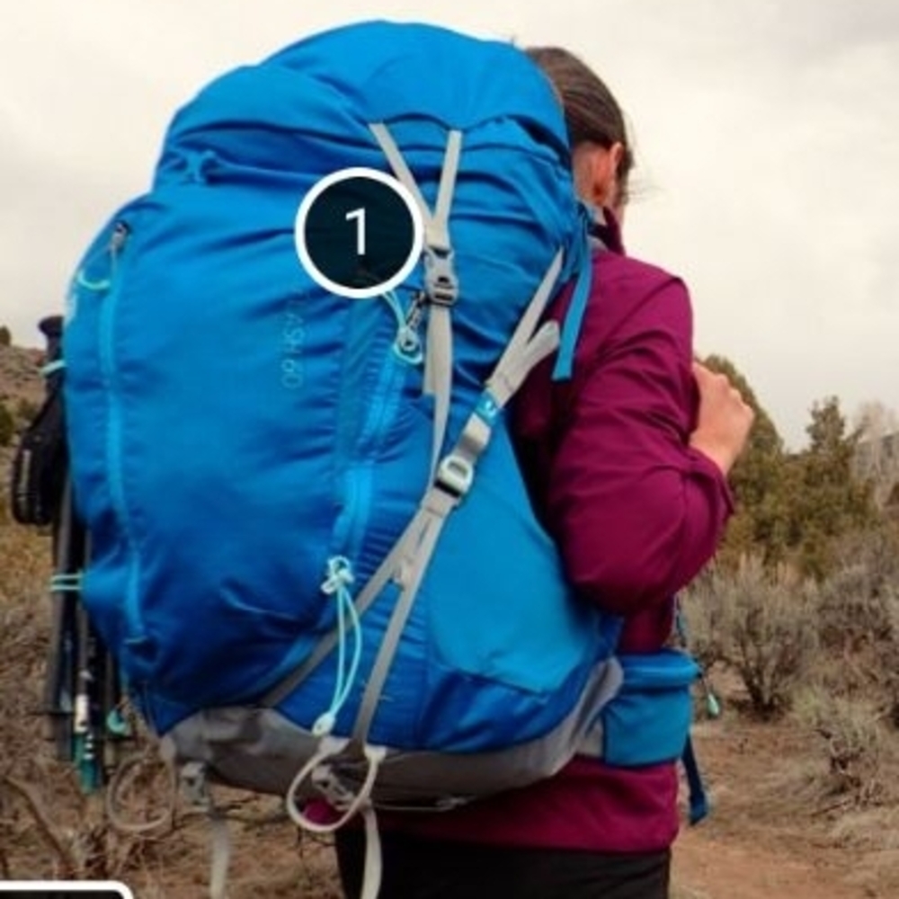 REI Blue Hiking Backpack - Picture 5 of 5